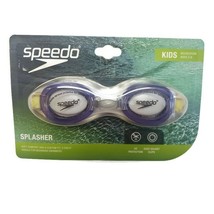 Speedo Splasher Swimming Goggles UV Protection Speedo Purple Pool Kids New - £5.78 GBP