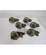 Christmas Pine Cone Clip On Candle Holder. Silver Toned. Lot of 6 DRP 2.25&quot; - £7.76 GBP