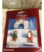 Ship N 24 Hours. New-Cobblestone  Winter Village Christmas Miniatures. 3... - $204.20 MXN