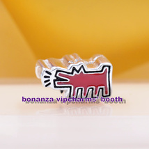 2022 Release 925 Sterling Silver Keith Haring Collection Barking Dog Charm  - £12.97 GBP