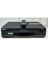 Sony VCR SLV-N55 with Remote and Cables Hi-Fi Stereo 4-Head VHS Player R... - $98.01
