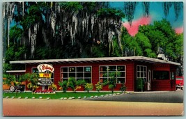 Redwood Inn Restaurant Tampa Florida FL 1968 Chrome Postcard I8 - £3.07 GBP