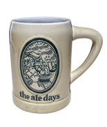Vintage Stoneware Miller Ale The Ale Days Beer Stein Mug 2 Logos Founded... - £15.62 GBP