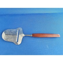 Vintage KN Rostfri Stainless Steel Cheese Slicer/Server - Wood Handle - ... - $14.84