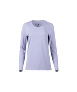 Blue Mountain Persian Violet Women&#39;s Long-Sleeve Solid Scoop Neck T-Shir... - $38.15 CAD