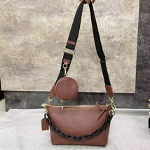  Leather Bag Underarm Bag Hand Shoulder Bag First Layer Cowhide Women Bag - £44.37 GBP