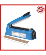 Instant Use 8-Inch Impulse Sealer - Non-Toxic &amp; Lightweight Design for Bags - $49.57 CAD