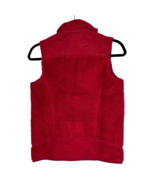 PATAGONIA Womens Small Deep Pile Fleece Vest Red Natural Classic Retro F... - £70.57 GBP