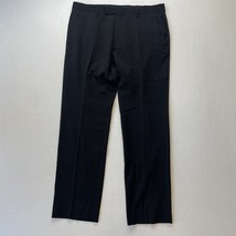 Banana Republic 34x32 Black Cerruti Slim 904778 Wool Suit Mens Dress Pants - $49.99