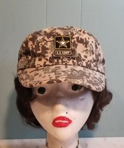 U.S. Army Strong Camo Adjustable Strapback Baseball Hat Cap - £7.56 GBP