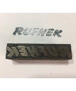 VINTAGE PRINTING Printers Block Rufnek 2 1/2” X 5/8” - €8,77 EUR
