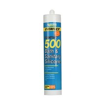 Everbuild 500WH Bath and Sanitary Silicone Sealant 500 310 ml - White  - $9.00