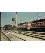 Orig. Slide Gulf Mobile and Ohio GM&amp;O 906 EMD SD40 South Joliet ILL 9-9-72 - $14.95