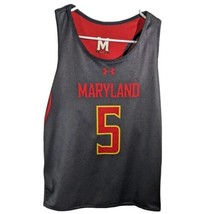 Maryland Terps Lacrosse Jersey Tank Top Womens Size Small Red Black 5 Terrapins - $39.63