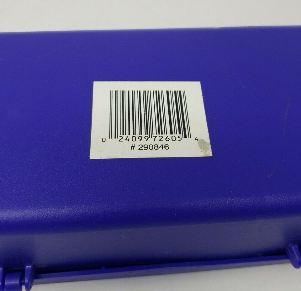 VINTAGE CABOODLES DARK BLUE SMALL MAKEUP STORAGE CASE W/ MIRROR & TRAY PLASTIC Item image 5
