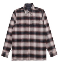 The Hundreds Mens Hombre Long Sleeevs Flannel Shirt Color Brown Size Small - £33.57 GBP