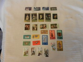 Lot of 27 East Germany Stamps from 1977 Rubens Art, Sports, Animals, More - £19.98 GBP