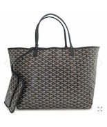 Goyard Saint Louis GM Tote bag with pouch canvas leather black - £2,889.91 GBP