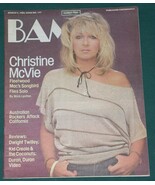 CHRISTINE MCVIE BAM MAGAZINE VINTAGE 1984 FLEETWOOD MAC - $68.33 CAD