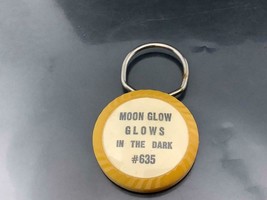 Vintage Promo Keyring Moon Glow Keychain Glows In The Dark Ancien Porte-Clés 635 - £5.72 GBP
