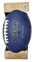 Wilson NFL Stride Pro Gen Green Official Size Football Eco Friendly Prod... - $37.99