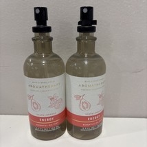 BATH &amp; BODY WORKS BBW ENERGY GUAVA ORANGE ESSENTIAL OIL MIST 5.3 FL OZ X2 - $559.58 MXN