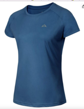 MOERDENG WOMEN Short Sleeve Running Shirts UPF 50+ Sun Protection SPF BR... - £23.35 GBP