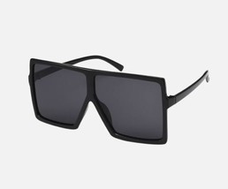 Womens Huge Black Square Sunglasses - $16.48