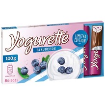 Ferrero Yogurette chocolate bars BLUEBERRY 100g bars Limited Edition FRE... - £7.74 GBP