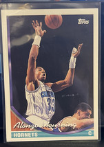 1993-94 Topps Charlotte Hornets Basketball Card #170 Alonzo Mourning - £0.77 GBP