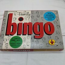 Family Bingo Transogram Toys And Games 1964 Vintage Board game - €5,81 EUR