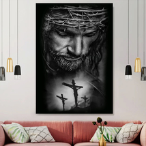 Crown of Thorns Jesus Canvas Poster Gift for Jesus Christ Canvas Wall Art 2 - £18.02 GBP+