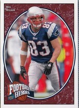 WES WELKER 2008 UPPER DECK HEROES # 96 - $32.38 MXN