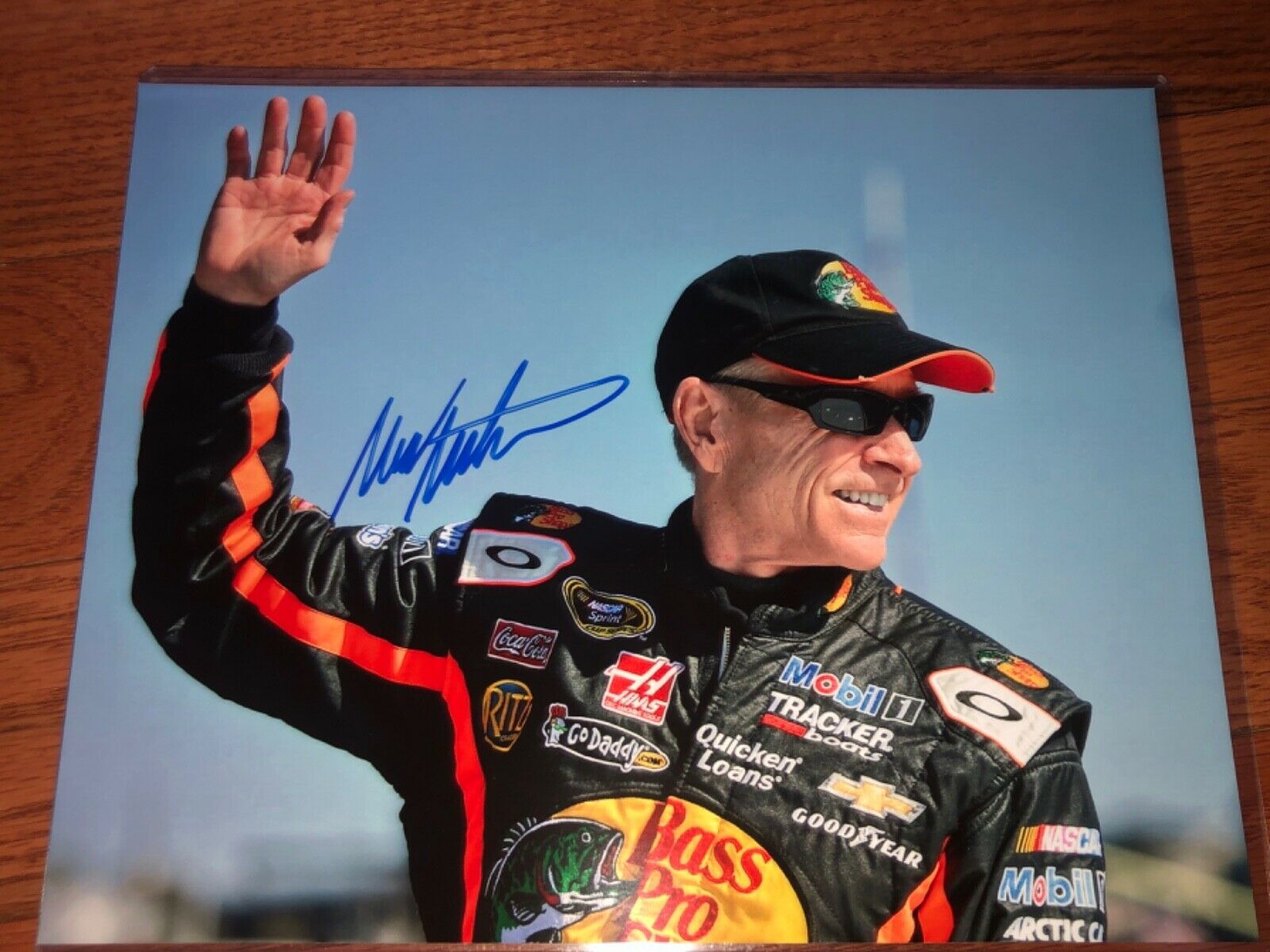Primary image for NASCAR Mark Martin 8x10 Authentic Hand Signed Autograph Photo 