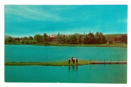 Otesaga Hotel Golf Course 18th Tee Cooperstown NY Dexter Press Postcard c1960s - £3.04 GBP