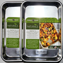 2 pack Nordic Ware Baker&#39;s Eighth Sheet Natural Aluminum 10x6.93 Inch - £27.17 GBP