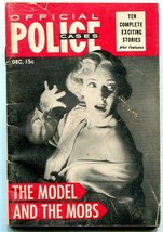Official Police Cases December 1955- True Crime digest magazine VG - £41.24 GBP