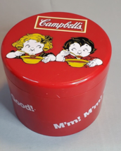Campbells Soup Kids Soup Container Canister with Lid  M&#39;m! M&#39;m! Good! - £10.91 GBP