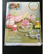 Ellie Mae Designs K126 Tea for Two Pattern Pincushions Teapot Teacup Cup... - $9.89