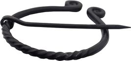 Viking Traders Twisted Ring Shape Brooch Hand forged medieval artifacts from nor - £8.73 GBP