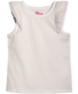 MSRP $16 Epic Threads Little Girls Ruffle Sleeve Top, White Size 6 - $16.29 CAD