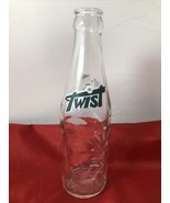 VTG Twist Soda ACL Soda Bottle Glass Peru Orange - £23.59 GBP