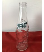 VTG Twist Soda ACL Soda Bottle Glass Peru Orange - $567.66 MXN
