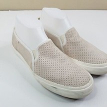 Keds Womens Double Decker Suede Slip On Shoes Size 9 Cream Dream Foam Sneakers - £14.46 GBP