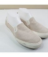 Keds Womens Double Decker Suede Slip On Shoes Size 9 Cream Dream Foam Sn... - £14.00 GBP