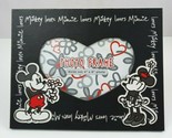 Disney Parks &amp; Resorts Mickey Loves Minnie Loves Mickey 4&quot;x6&quot; Photo Frame - $12.60
