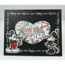 Disney Parks &amp; Resorts Mickey Loves Minnie Loves Mickey 4&quot;x6&quot; Photo Frame - $12.60