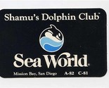 Shamu&#39;s Dolphin Club Membership Card 1980&#39;s Sea World San Diego California - $17.82