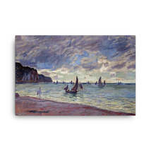 Claude Monet Fishing Boats by the Beach and the Cliffs of Pourville, 1882.jpeg C - $99.00+