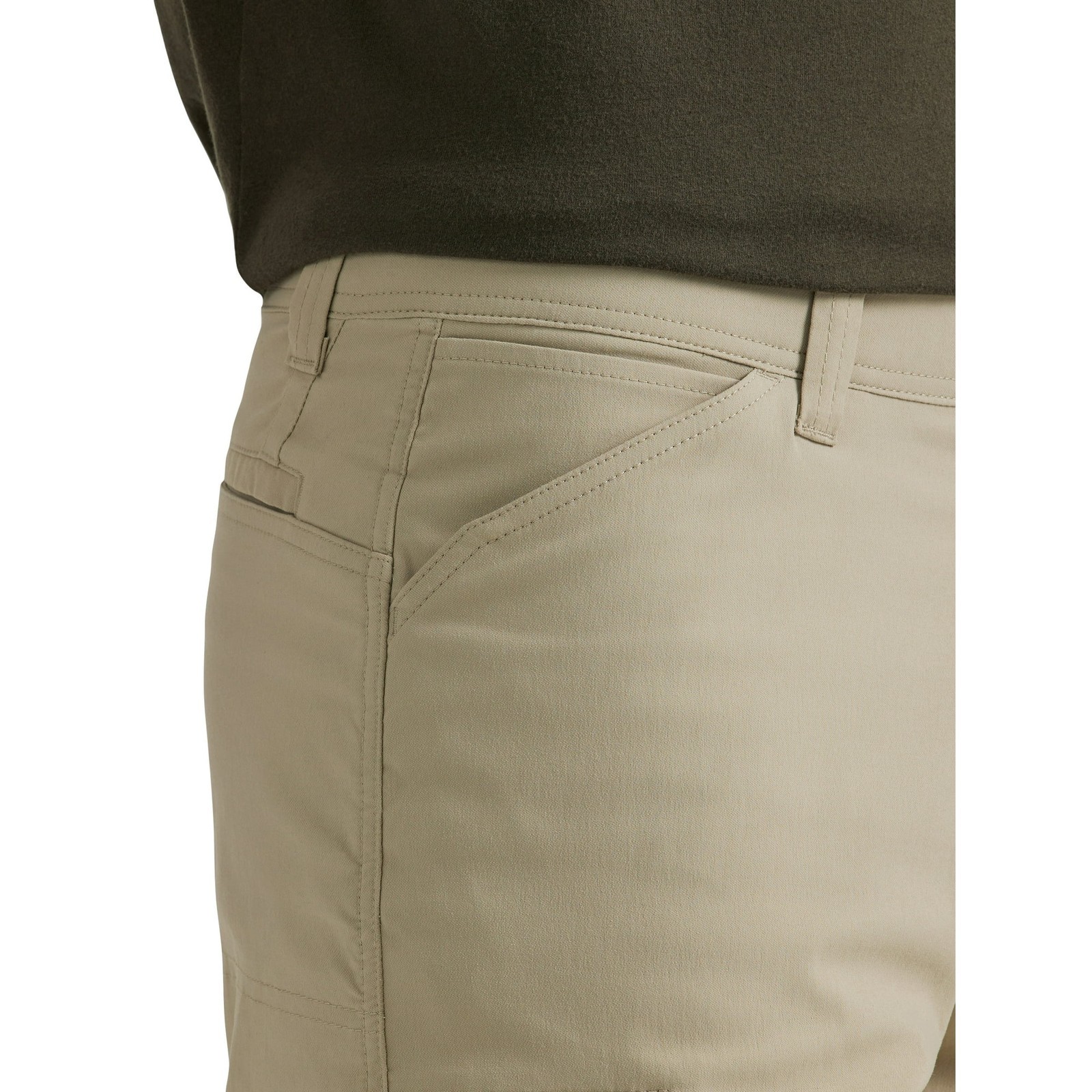 Wrangler® Men's Outdoor Performance Zip UPF 50+ Cargo Short Beige Size 42 Item image 4